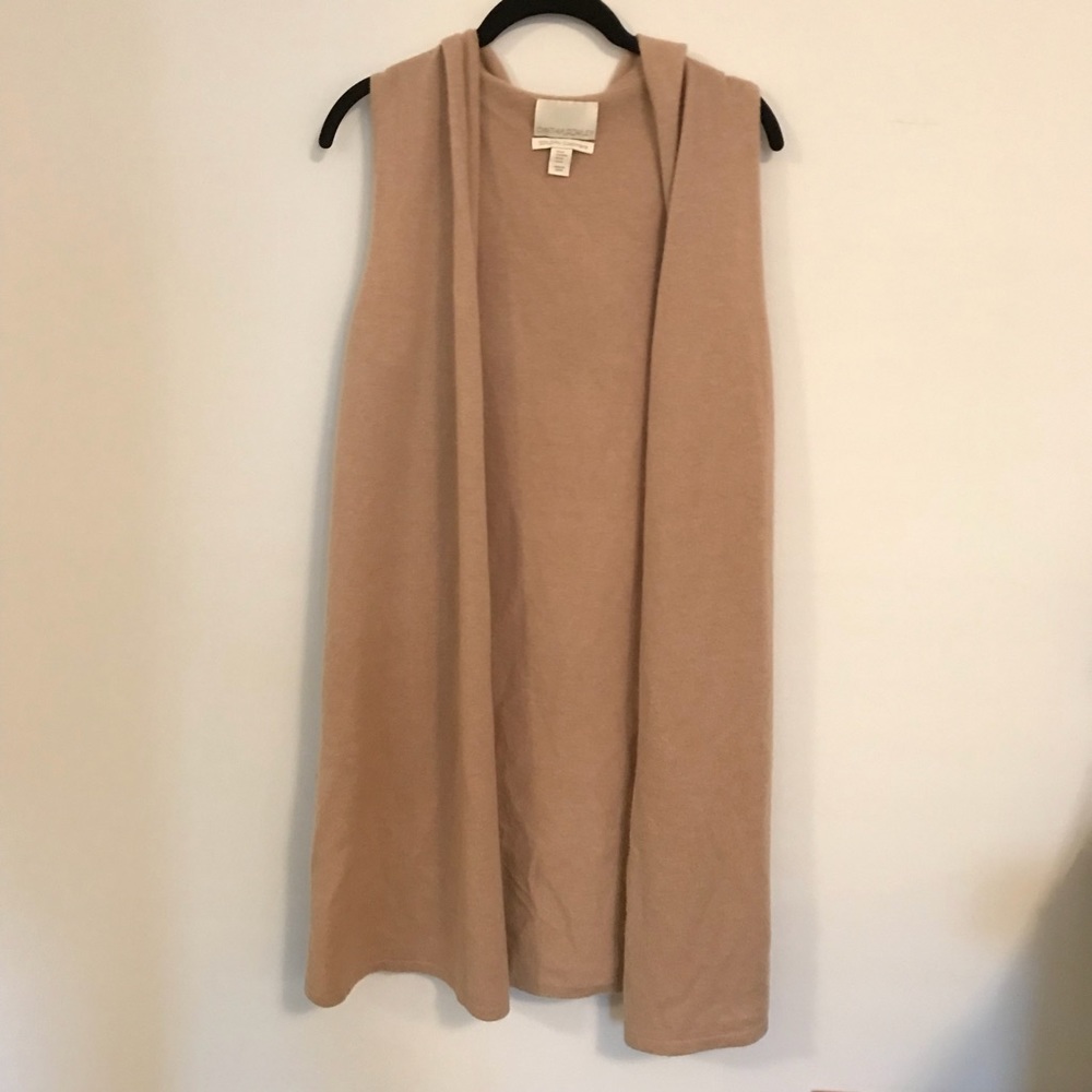 Cynthia Rowley - Sleeveless Cashmere Hooded Vest